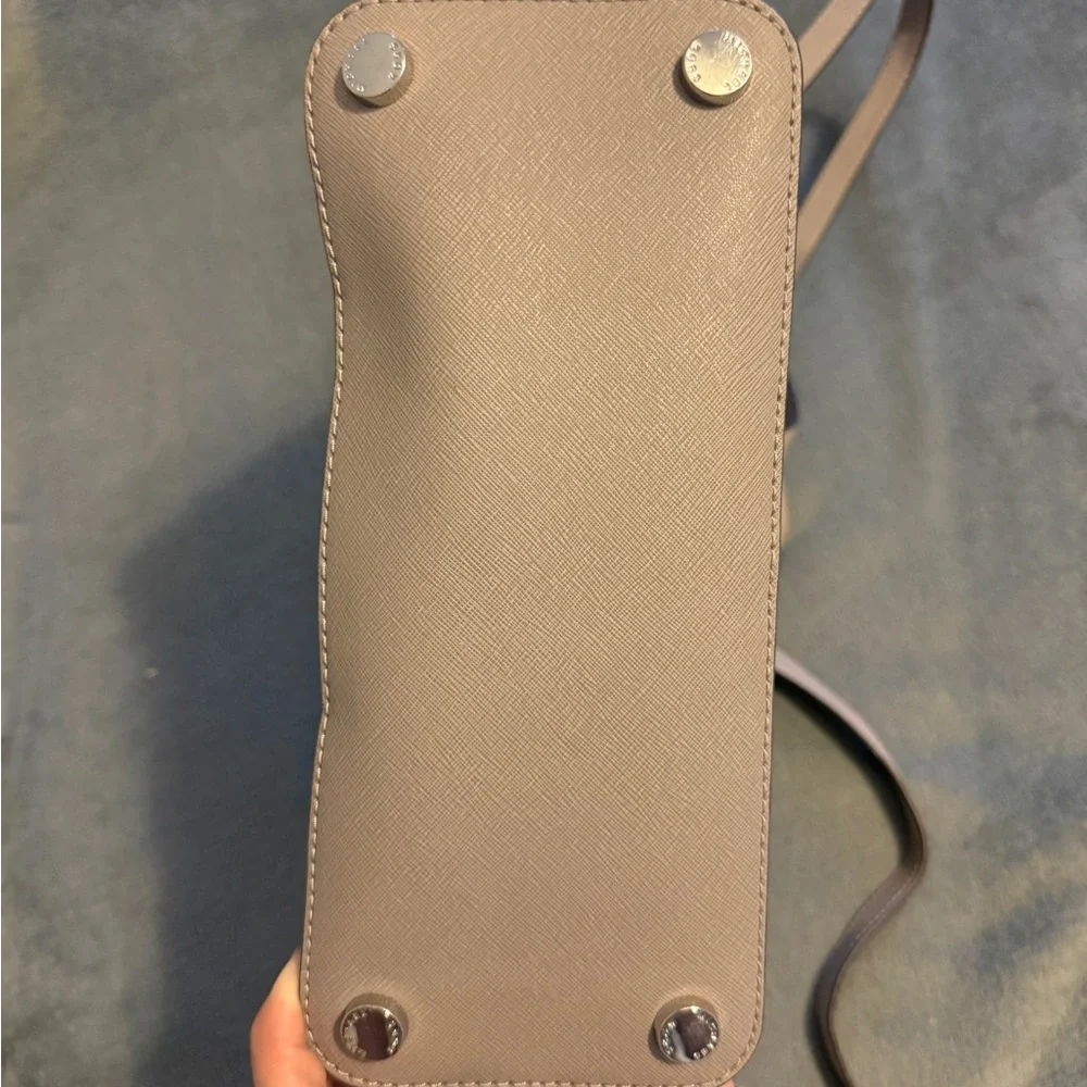 Michael Kors Emmy Gray Saffiano Leather Backpack
